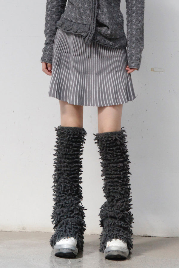 RUI Cashmere Leg Warmers RAW23AC03 Charcoal Gray